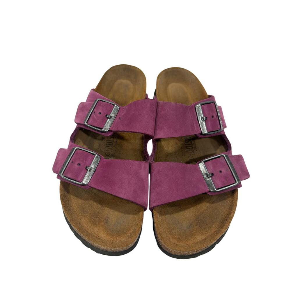 Birkenstock Arizona Super Grip Festival Fuchsia sandals Sz 38 Women's GUC Rare
